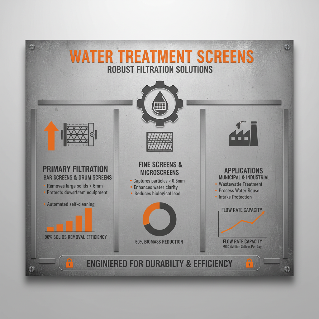 Advancements in Water Treatment Screens for Global Clean Water Solutions
