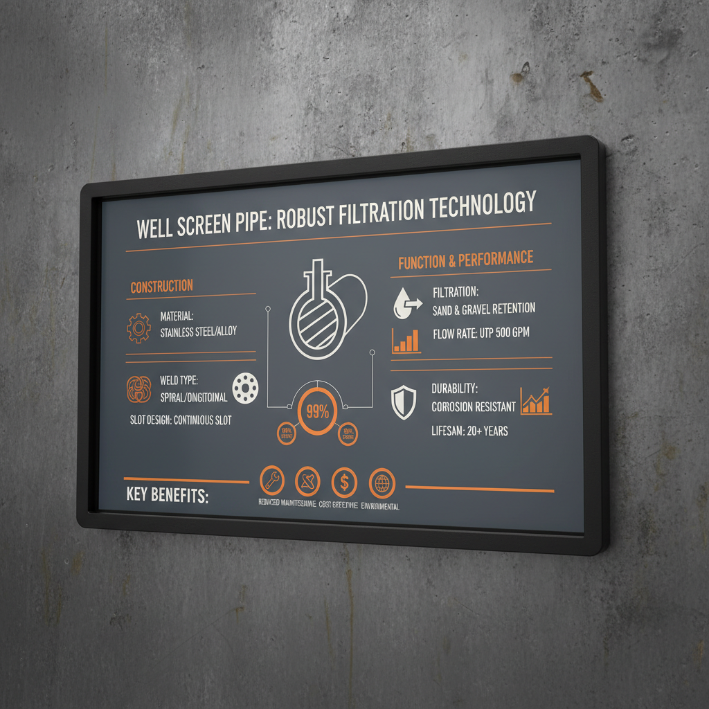 Optimizing Water Access with Advanced Well Screen Pipe Technologies