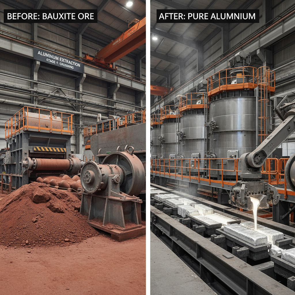 Advancements in Aluminum Extraction from Bauxite and Sustainable Production Methods
