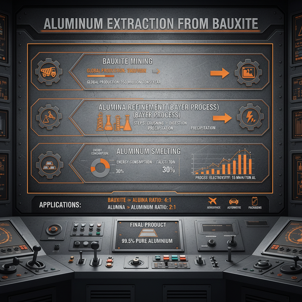 Advancements in Aluminum Extraction from Bauxite and Sustainable Production Methods