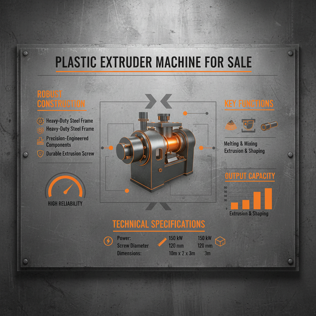 Discover High Quality Plastic Extruder Machine for Sale and Industry Applications