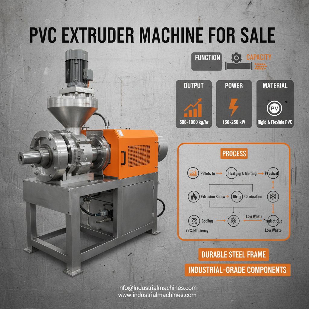 Explore HighQuality pvc extruder machine for sale for Efficient Plastic Production