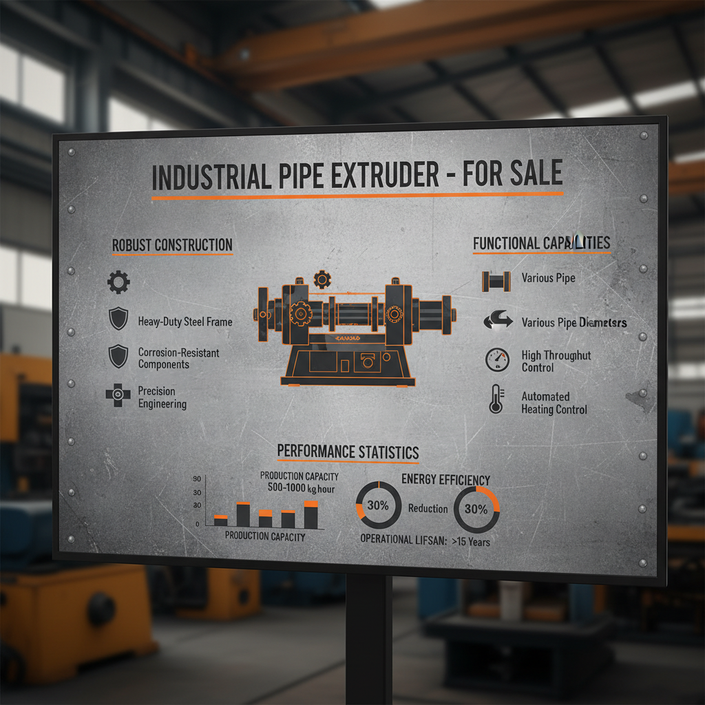 Comprehensive Guide to Pipe Extruders for Sale and Industry Trends