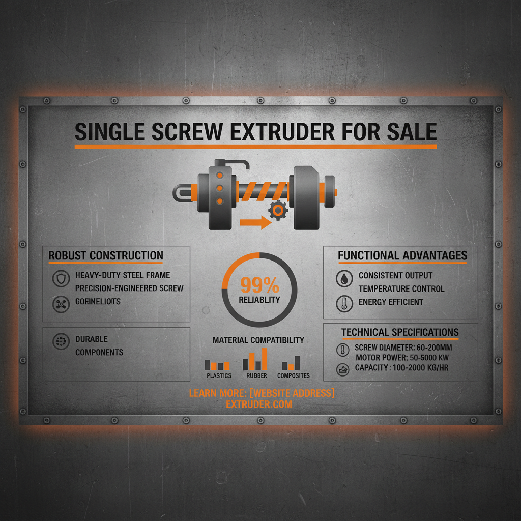 Explore High Performance Single Screw Extruder for Sale and Plastic Processing Solutions