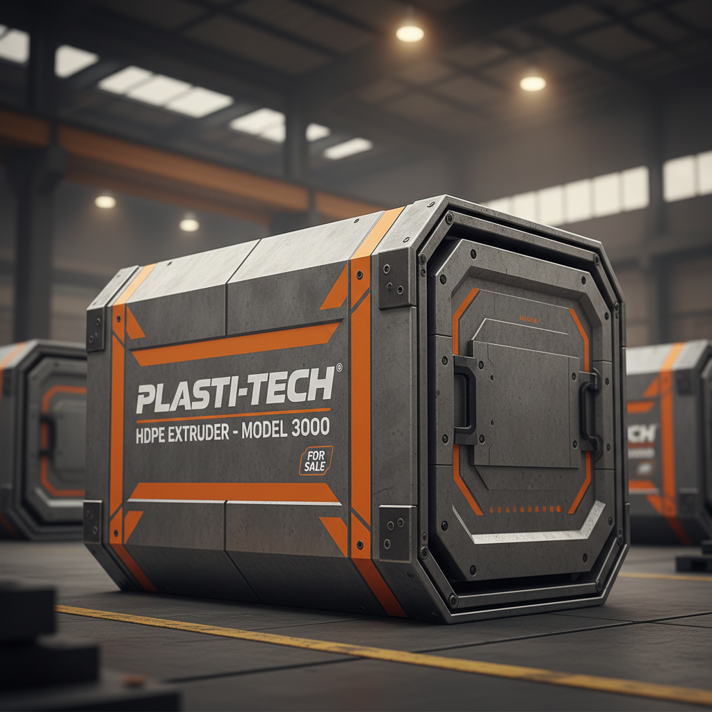 Explore High Quality Hdpe Extruder for Sale and Revolutionize Plastic Production