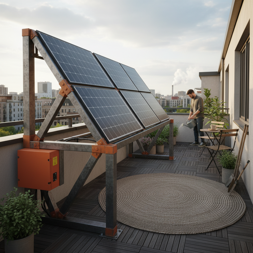 Harnessing Renewable Energy with a Solar Panel for Flat Balcony