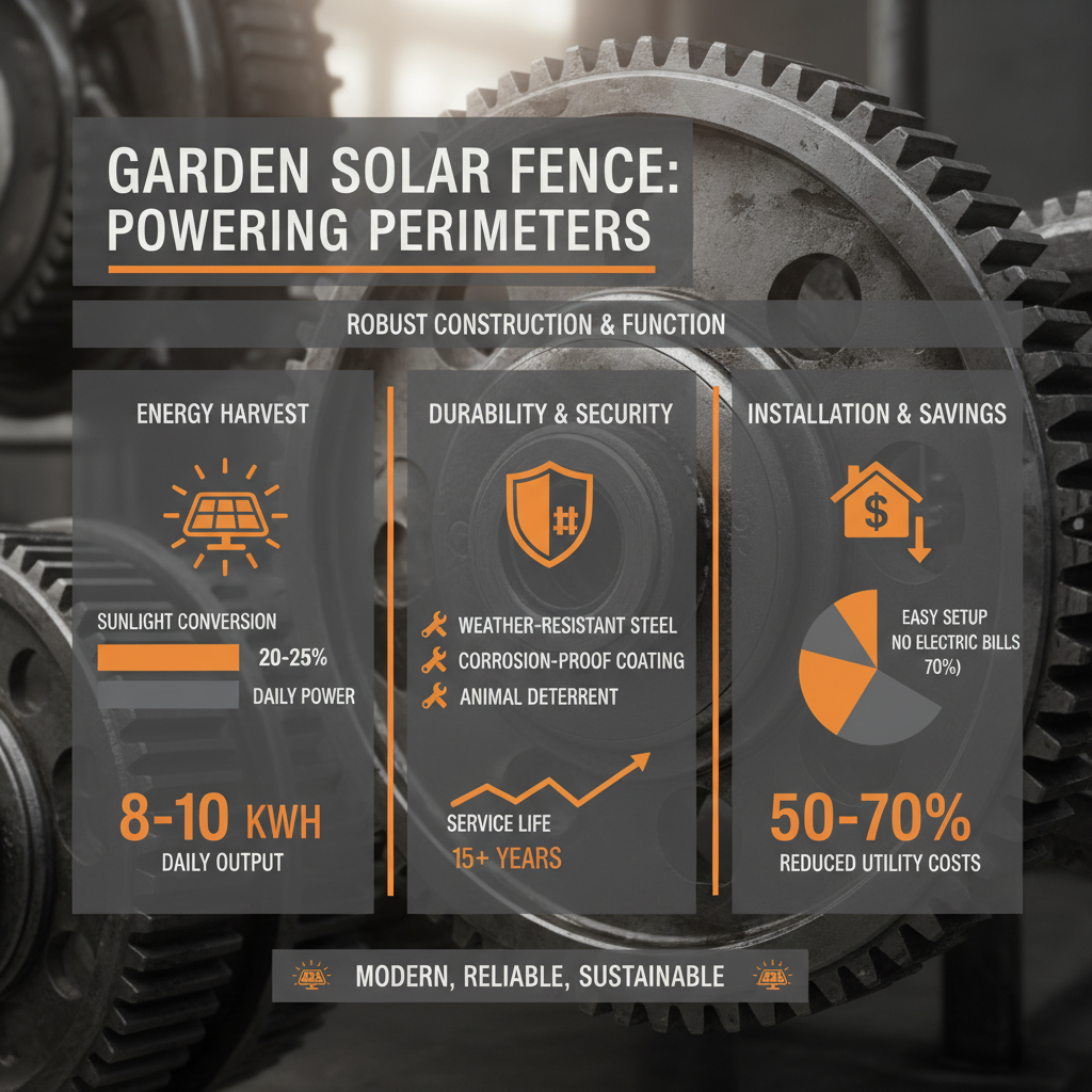 Enhancing Security and Sustainability with Garden Solar Fence Systems