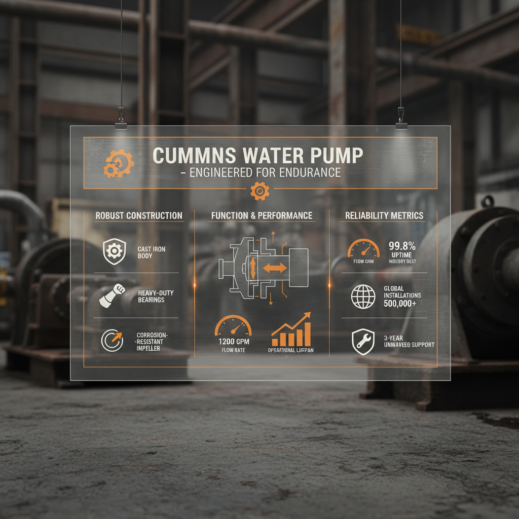 Cummins Water Pump Systems Vital Role in Modern Water Management