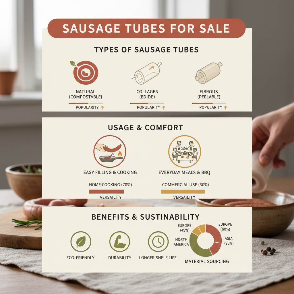 High Quality Sausage Tubes for Sale Ensuring Food Safety and Efficiency