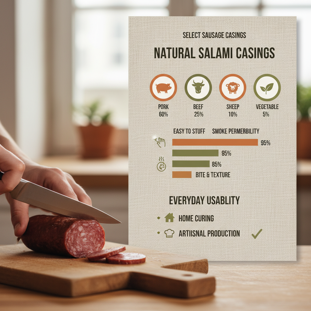 Comprehensive Guide to Salami Skins for Sale and Cured Meat Production
