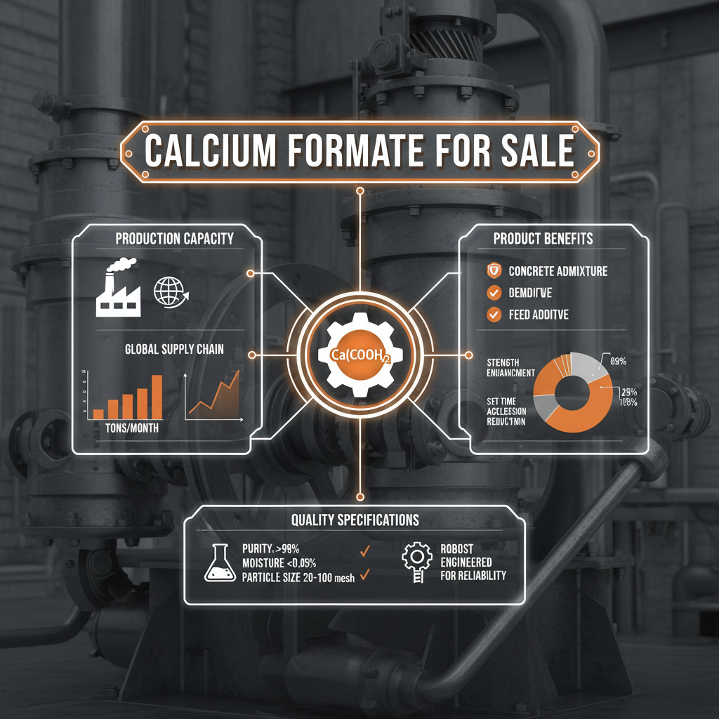 Discover High Quality Calcium Formate for Sale and its Diverse Applications