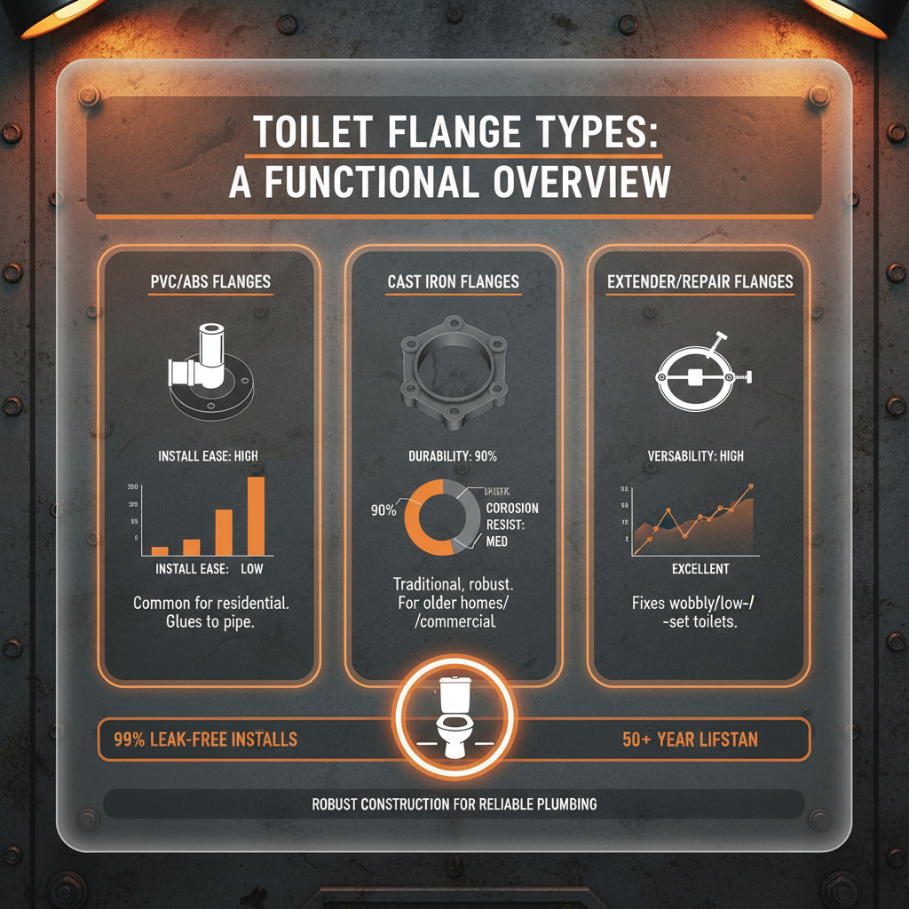Understanding Different Types of Toilet Flanges for Secure Plumbing Installations