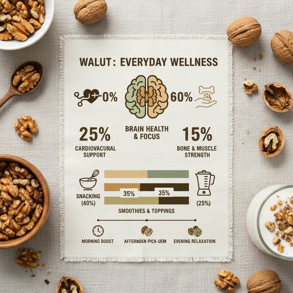 Exploring the Diverse and Sustainable Usage of Walnut Across Industries