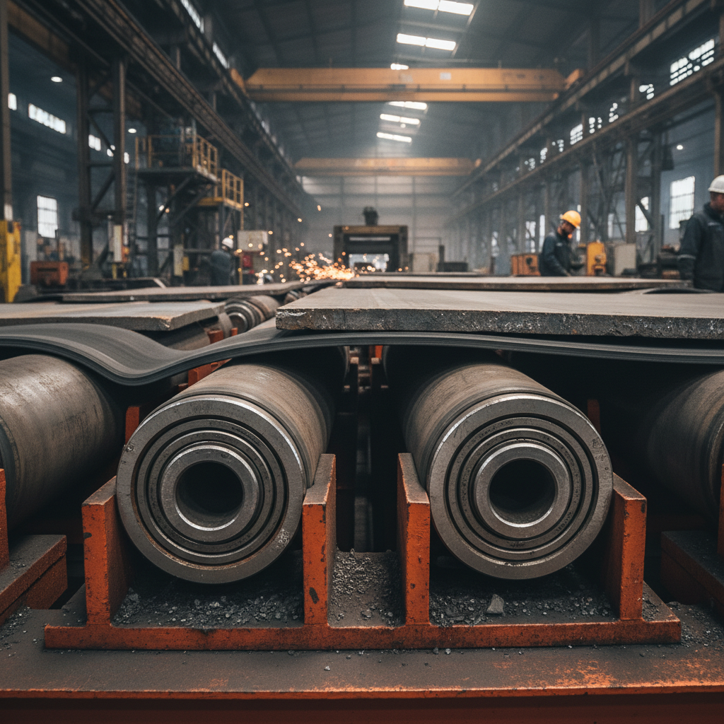 Optimizing Material Handling with Durable Steel Conveyor Rollers with Bearings