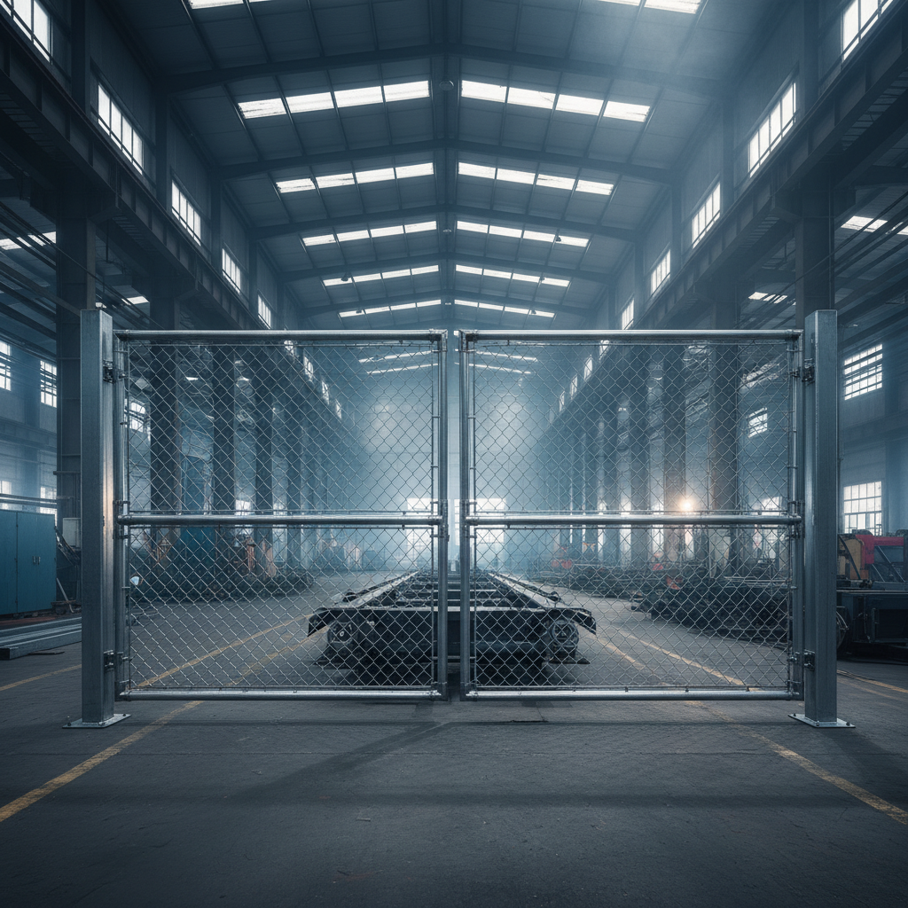Robust Double Drive Gate Chain Link Fence Systems for Enhanced Perimeter Security