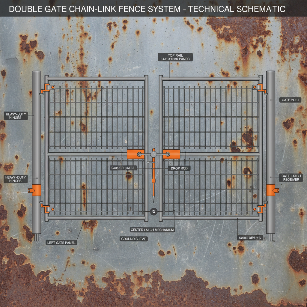 Robust Double Gate Fence Chain Link Systems for Enhanced Perimeter Security