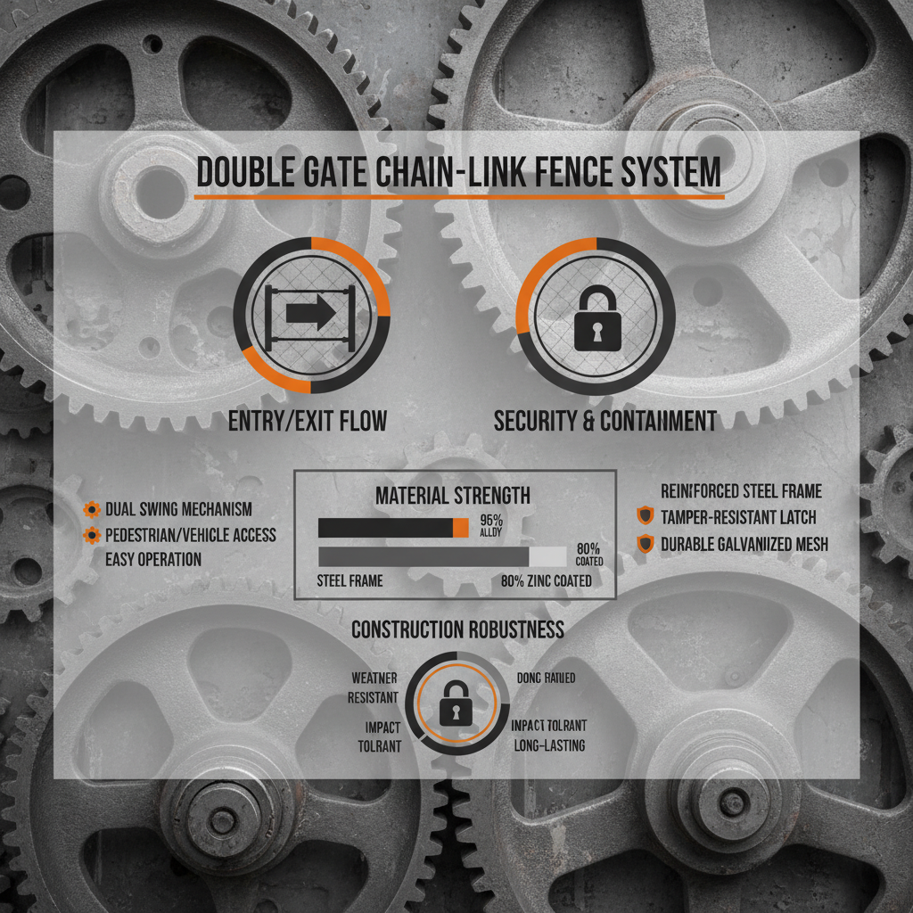 Robust Double Gate Fence Chain Link Systems for Enhanced Perimeter Security