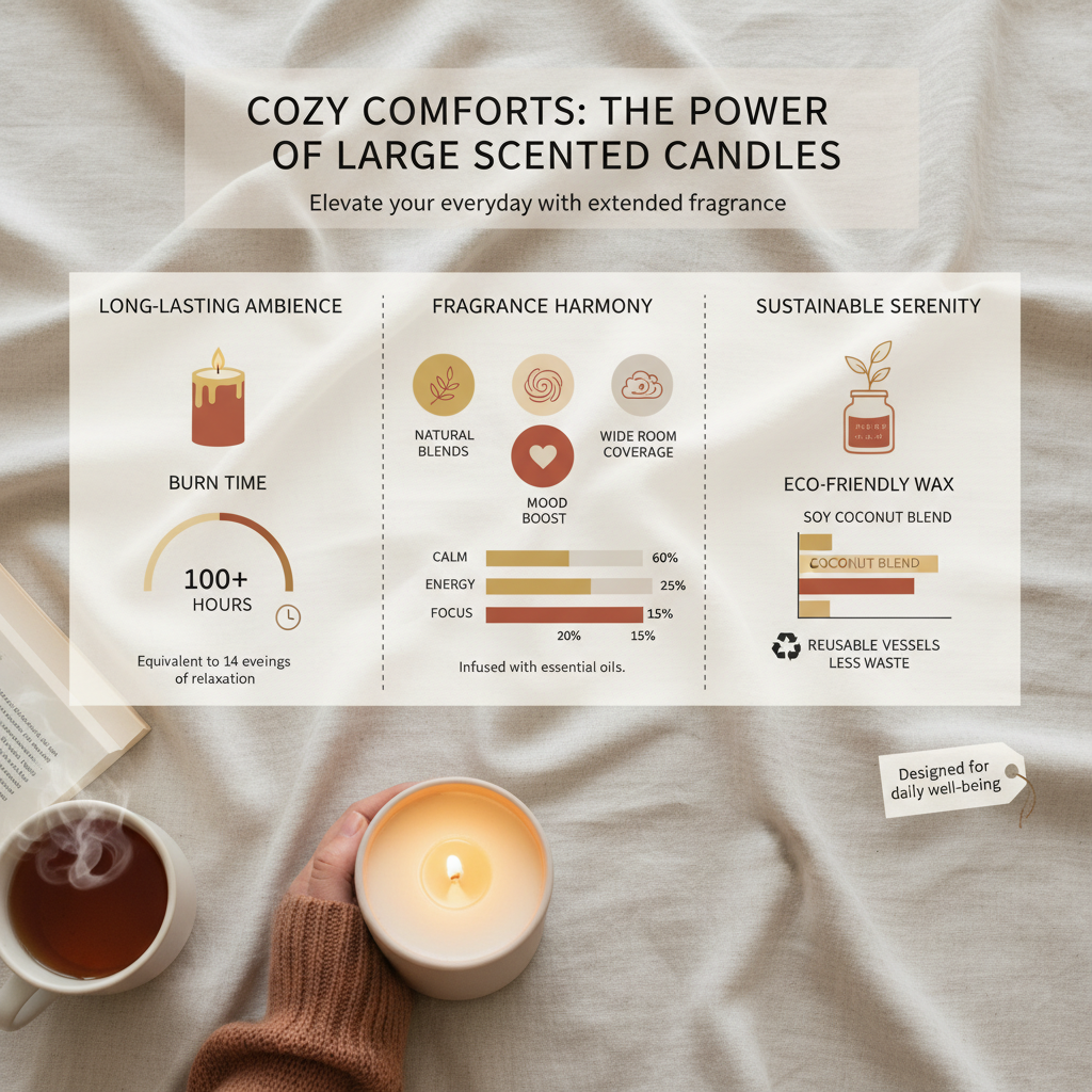 Exploring the World of Large Scented Candles and Their Growing Appeal