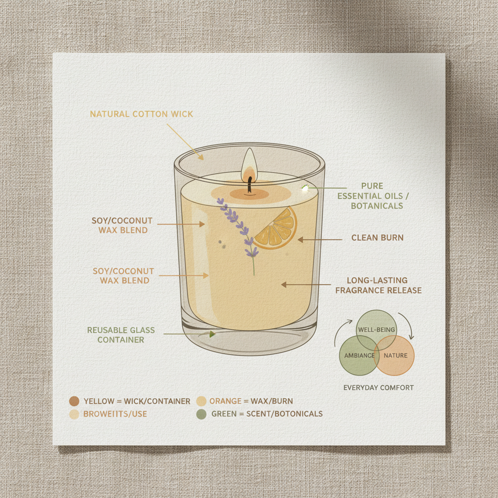 The Growing Popularity of Natural Scented Candles for Wellness and Sustainability