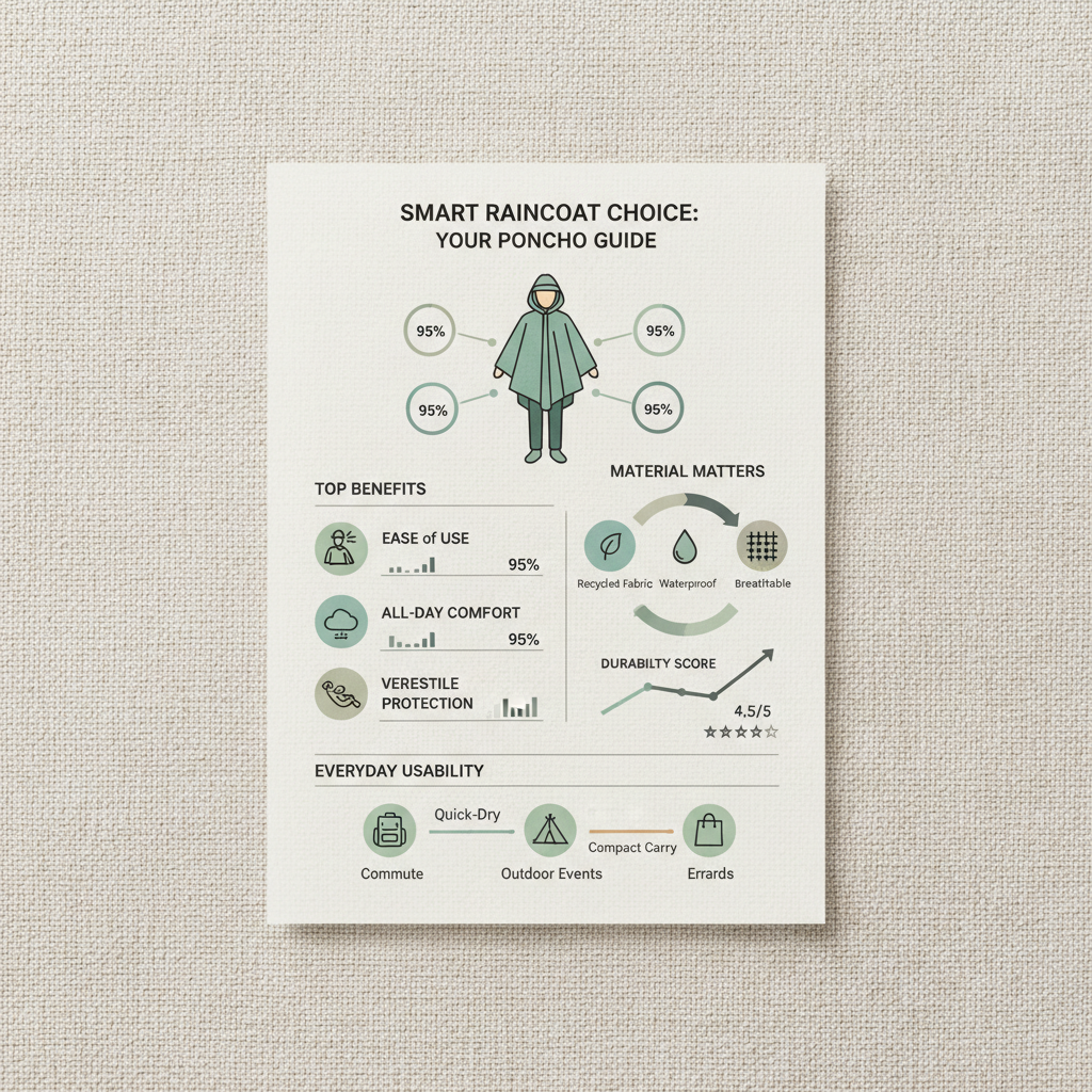 Essential Guide to Buy Poncho Raincoat for Outdoor Protection and Emergency Use