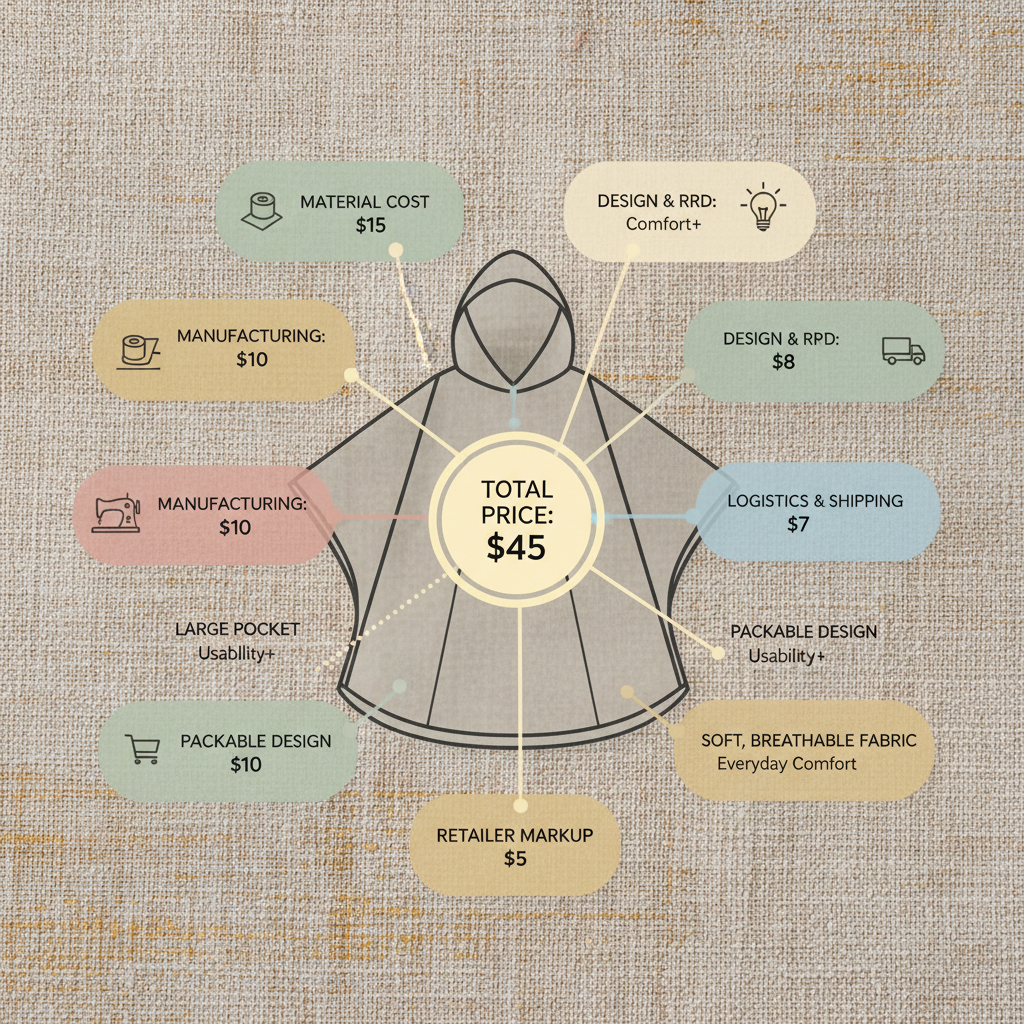 Understanding Poncho Raincoat Price Factors and Global Market Trends
