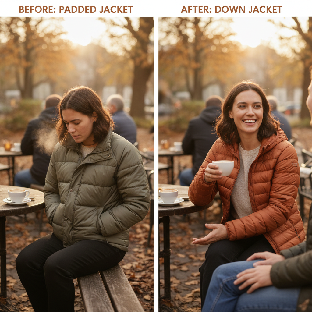 Exploring the Differences Between a Down Jacket vs Padded Jacket for Optimal Warmth