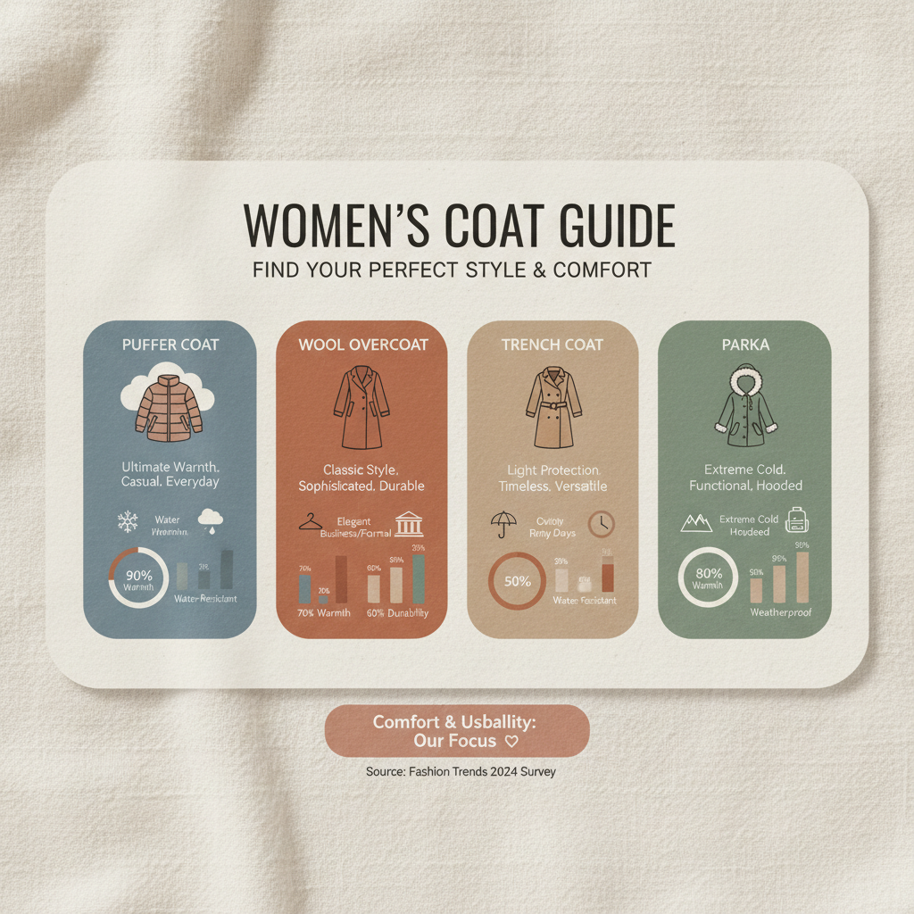 Exploring Diverse Types of Coats for Women Style and Functionality