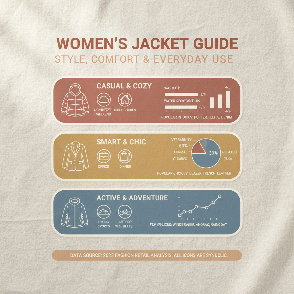Exploring Diverse Types of Jackets for Women and Their Applications