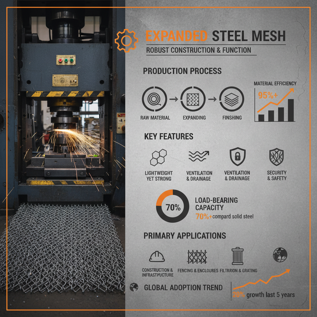 Exploring the Versatility and Growing Demand for Expanded Steel Mesh