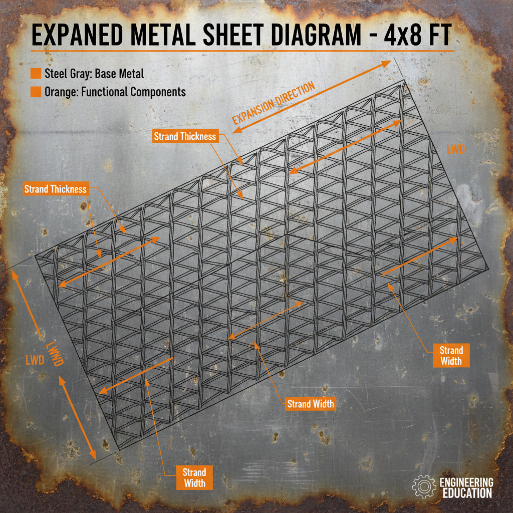 Expanded Metal Sheet 4x8 A Comprehensive Guide to Properties and Applications