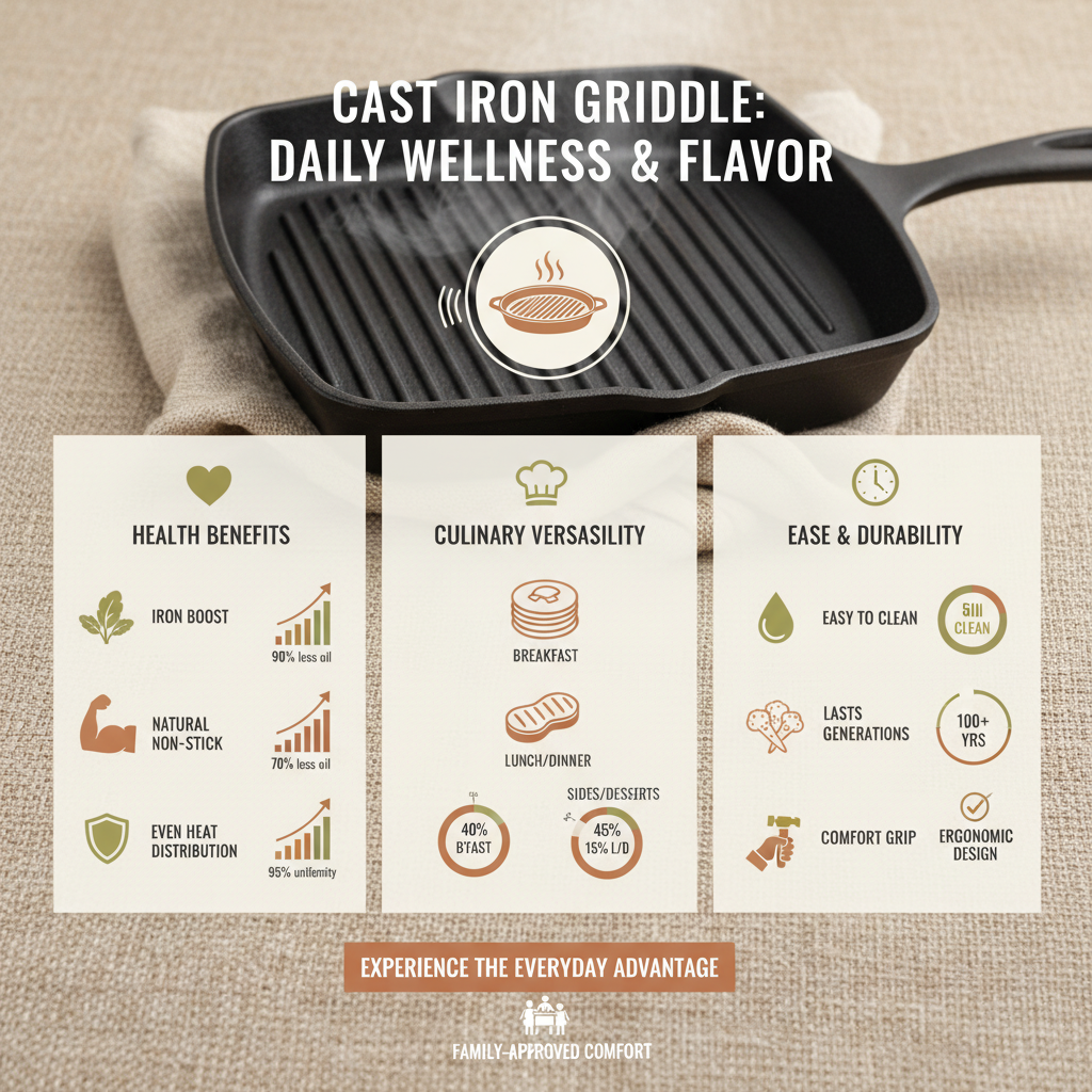 The Resurgence of the Durable Cast Iron Griddle Pan for Modern Cooking