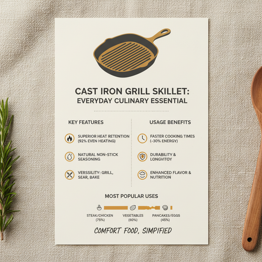 The Enduring Appeal of the Cast Iron Grill Skillet in Modern Cooking