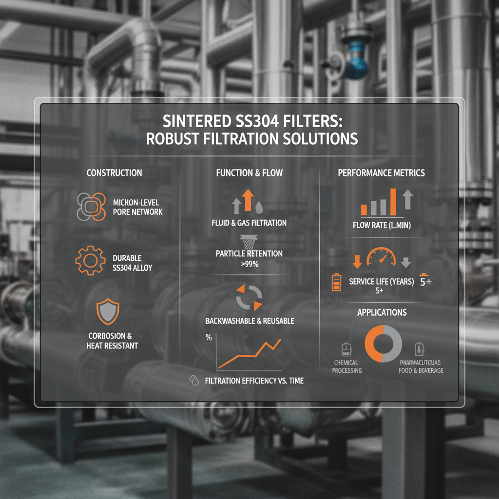 High Performance Sintered SS304 Filters for Industrial Filtration Solutions