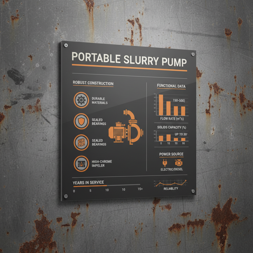 Optimizing Industrial Efficiency with Robust Portable Slurry Pump Solutions