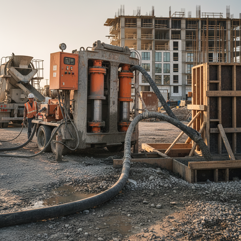 Optimizing Material Transport with Advanced Concrete Slurry Pump Technology