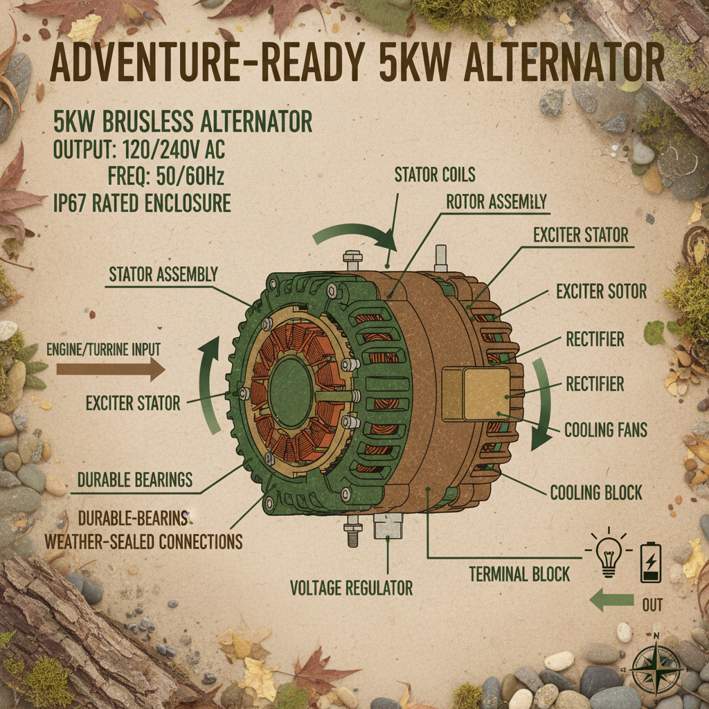Find a Reliable 5kw Alternator for Sale for Your Power Needs