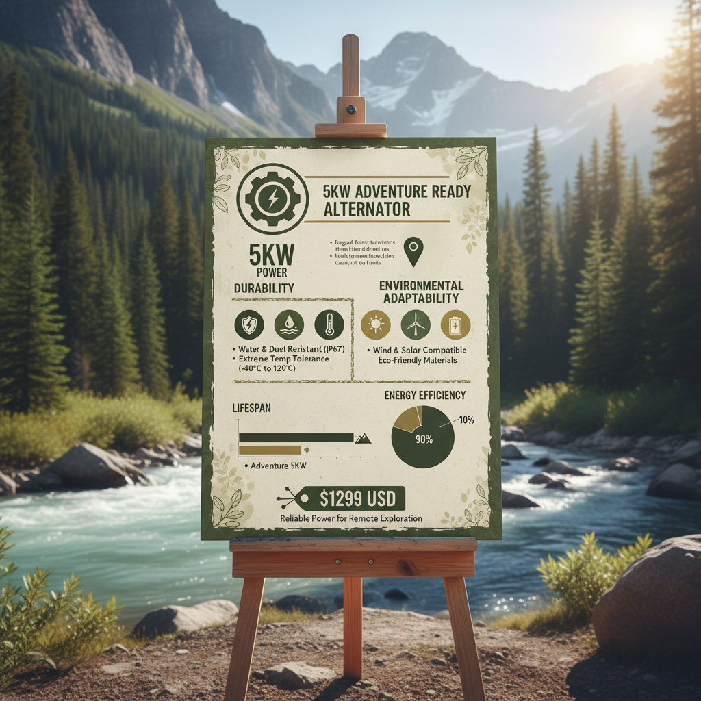 Find a Reliable 5kw Alternator for Sale for Your Power Needs