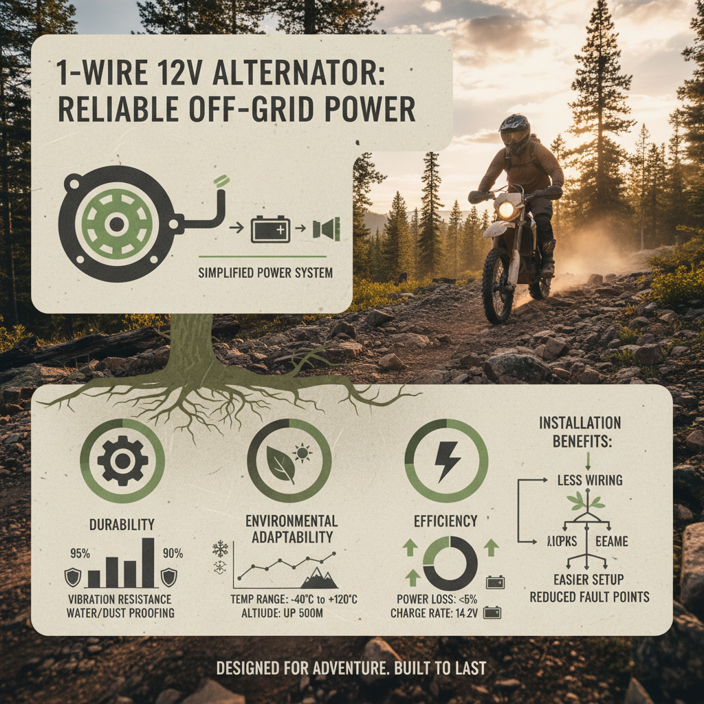 The Versatile 1 wire 12 volt alternator for Modern Power Solutions