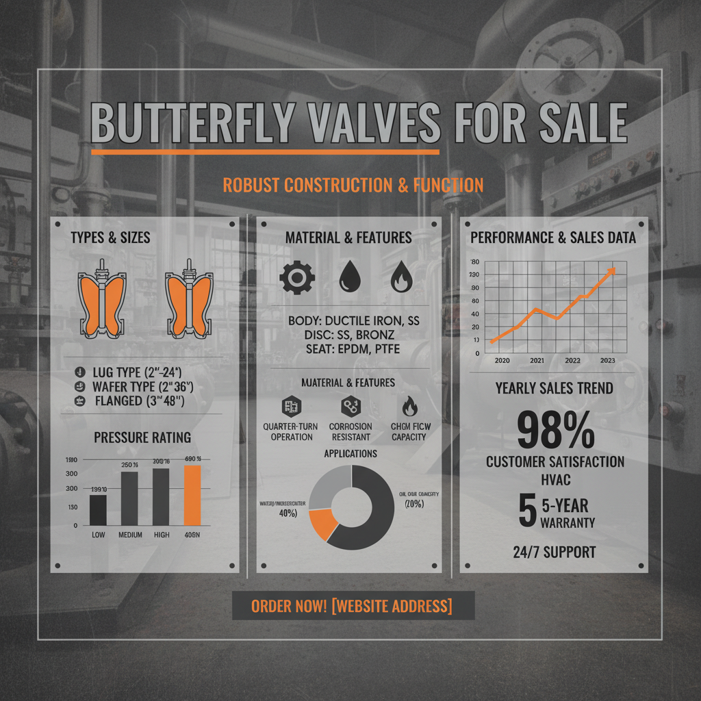 Explore Premium Butterfly Valves for Sale and Their Diverse Applications