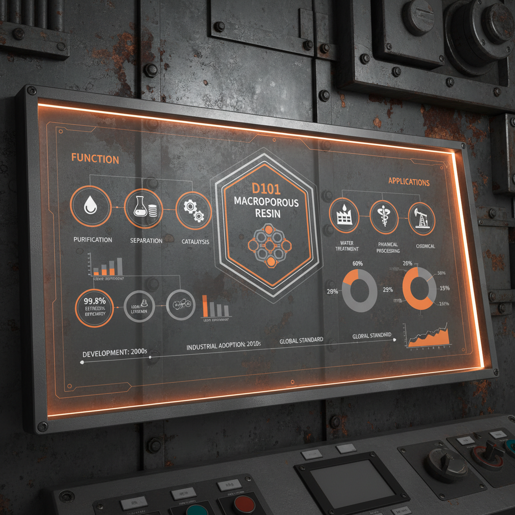 Advancements and Applications of d101 Macroporous Resin in Modern Industries
