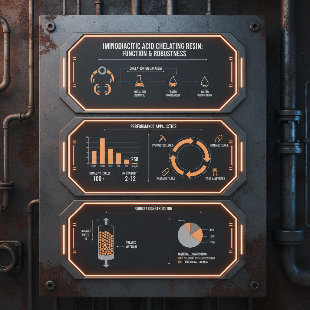 Advancements in Iminodiacetic Acid Chelating Resin for Industrial Separation and Purification