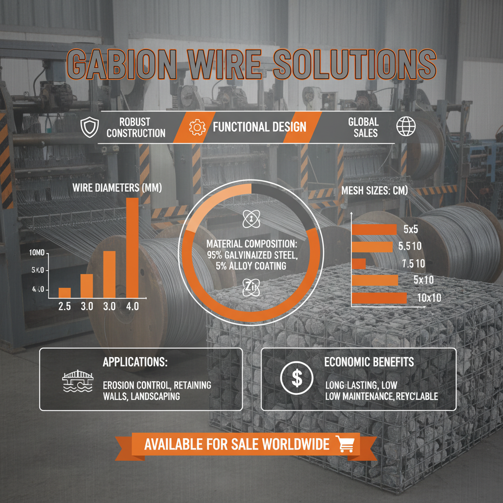 High Quality Gabion Wire for Sale Enhancing Infrastructure and Erosion Control