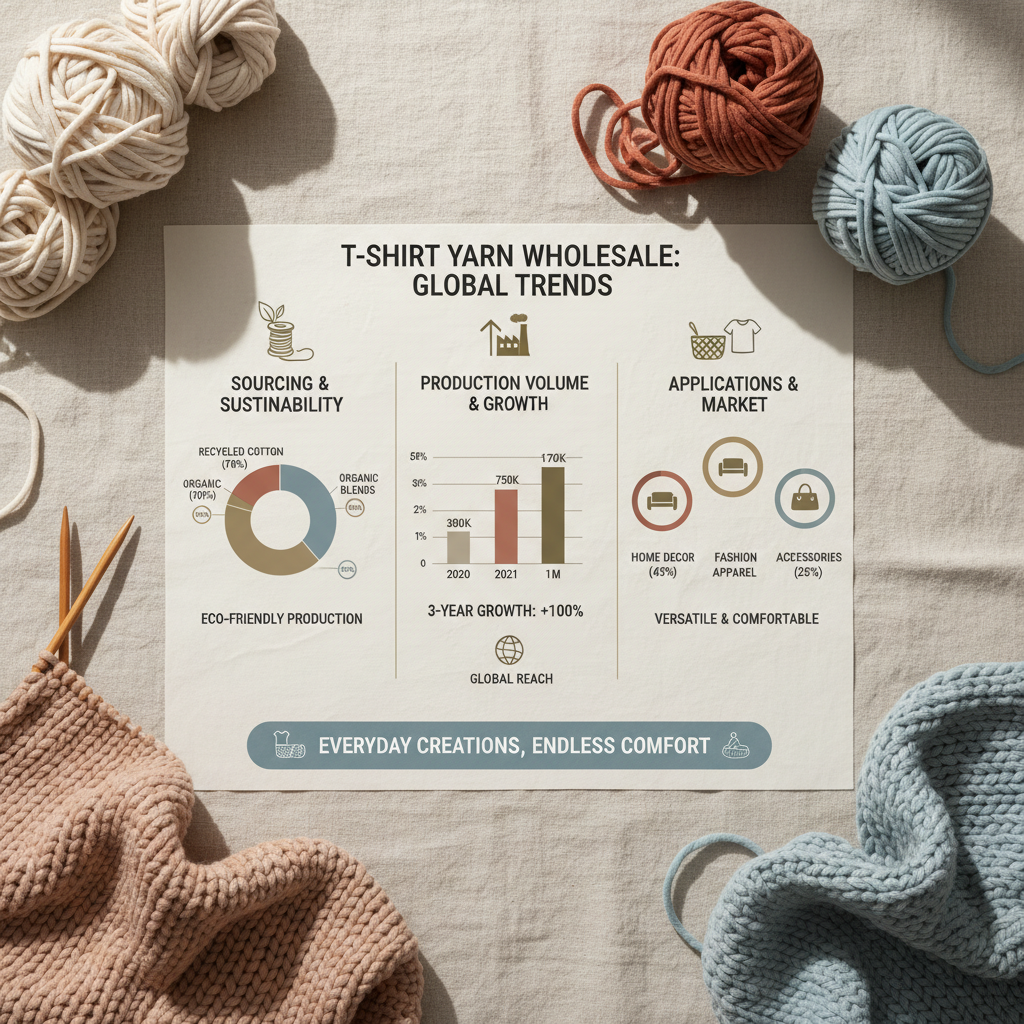 Exploring the Growing Market of T Shirt Yarn Wholesale and Sustainable Textiles