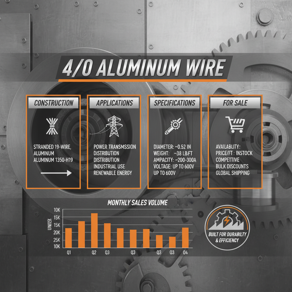 Comprehensive Guide to 4 0 Aluminum Wire for Sale and Its Applications
