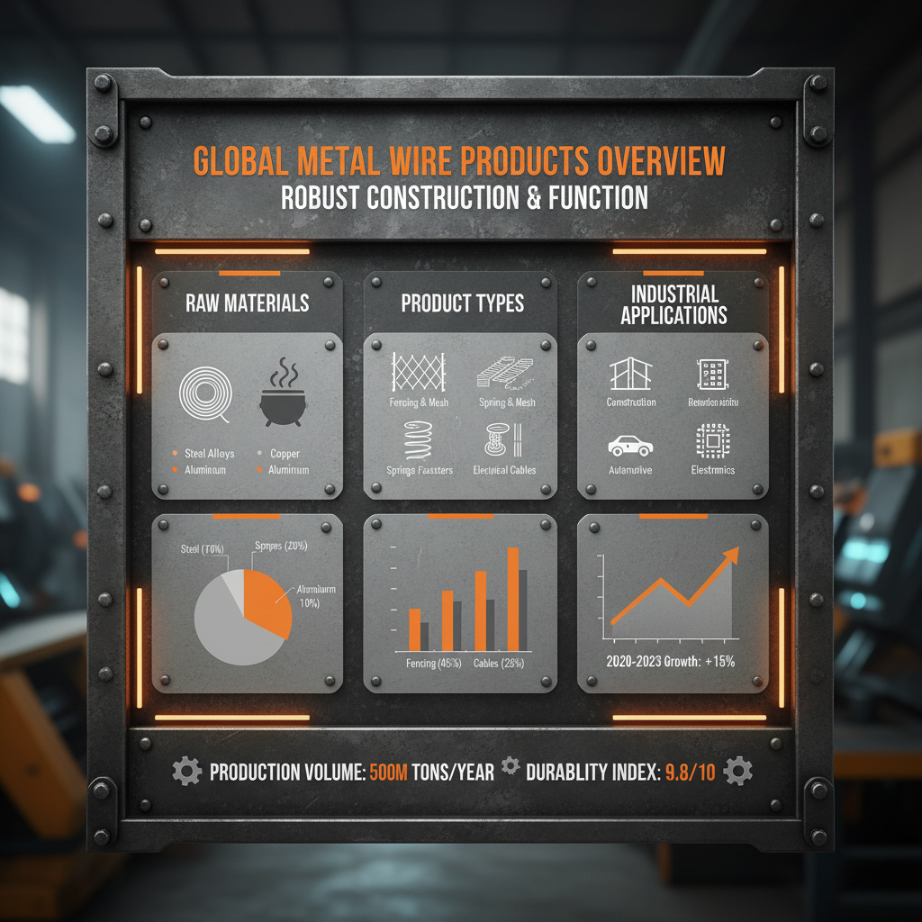 The Essential Role of Metal Wire Products in Modern Industries and Infrastructure