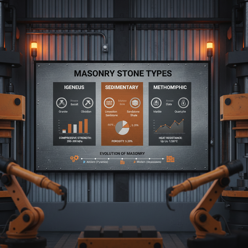 Exploring Diverse Masonry Stone Types for Sustainable Construction and Design