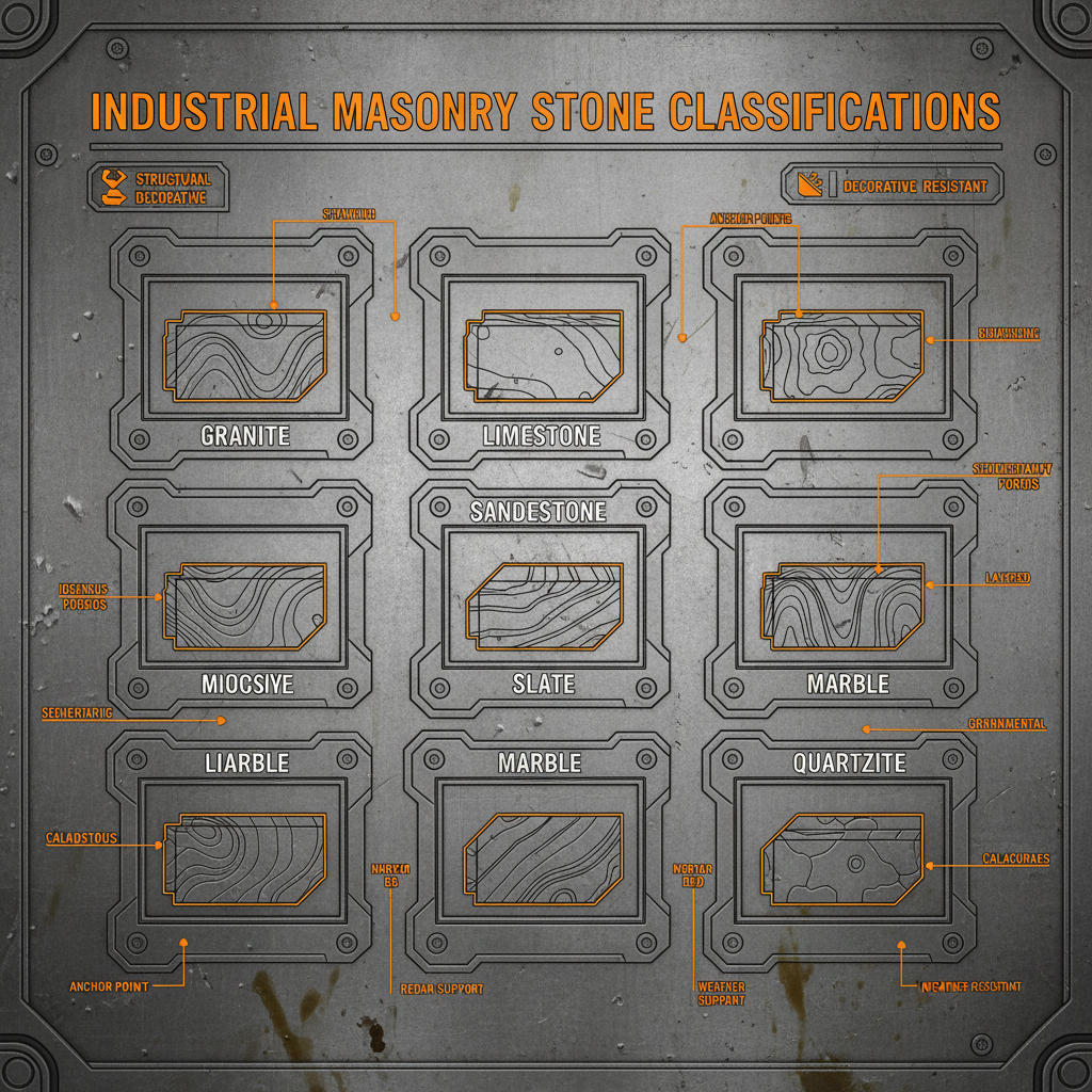 Exploring Diverse Masonry Stone Types for Sustainable Construction and Design