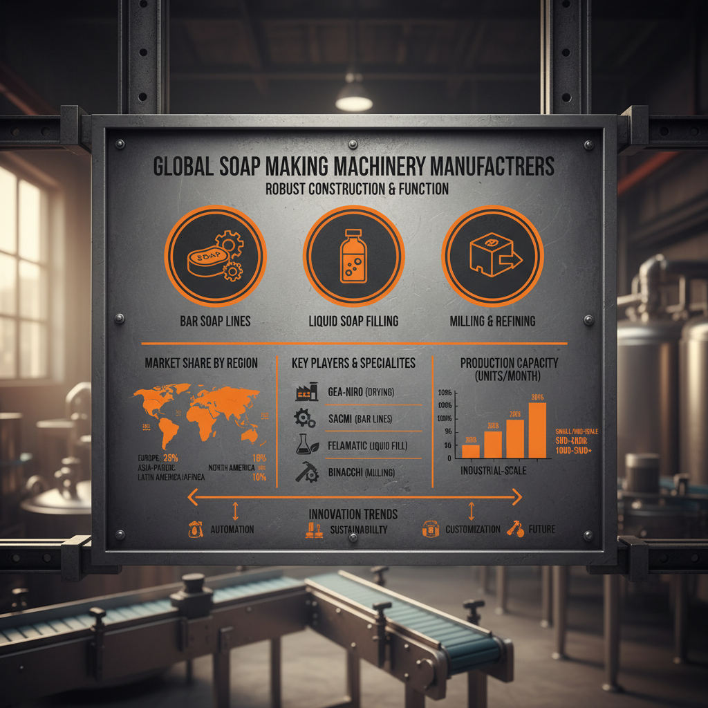 Leading Soap Making Machine Manufacturers Driving Hygiene and Production Efficiency