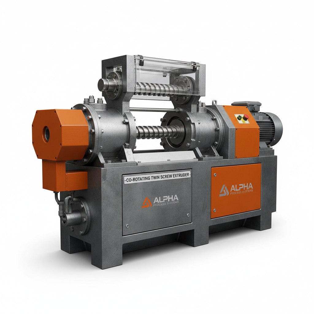 Explore Leading co rotating twin screw extruder manufacturers for Advanced Processing Solutions
