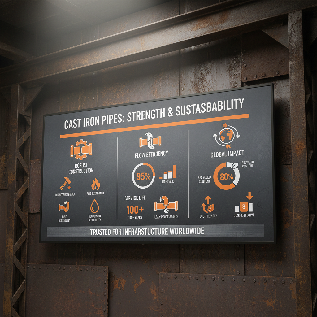 Cast Iron Cast Iron Pipes A Foundation for Durable Infrastructure Networks